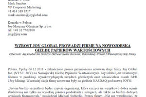 Joy global