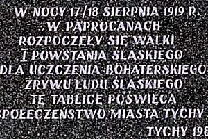 Powstanie slaskie tablica