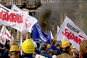 Stocznia szczecin protest ARC