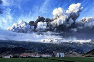 Wulkan islandia ARC