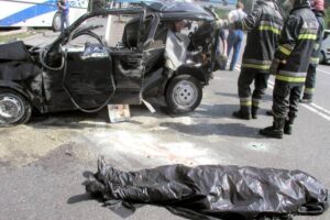 Wypadek drogowy death ab