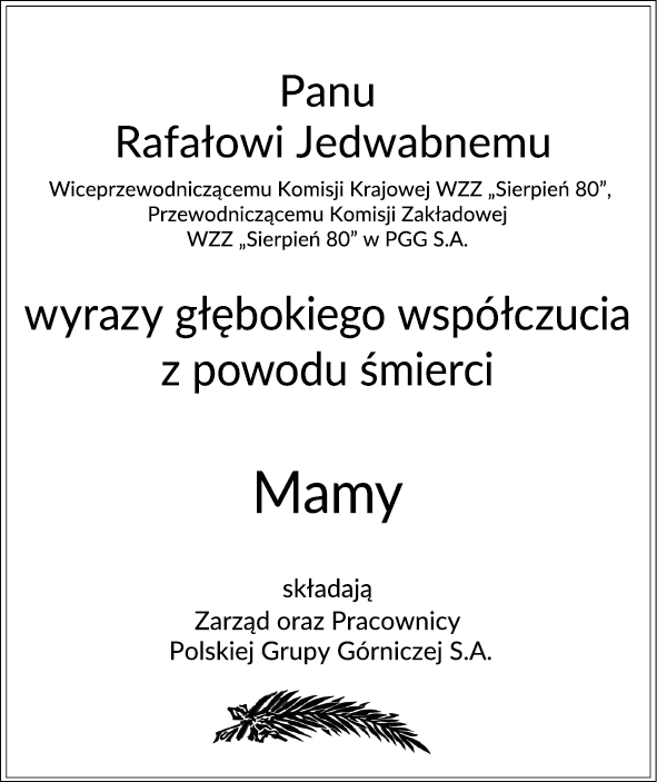 202605 kondolencje Jedwabny