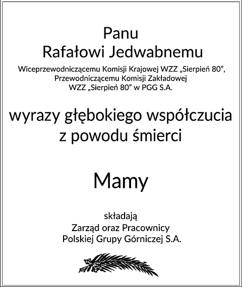 202605 kondolencje Jedwabny