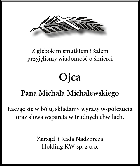 Nekrolog HKW Michalewski